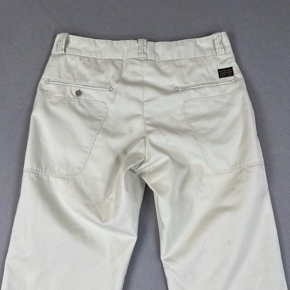 G-Star Raw Pants Mens 34x32 Ivory Wide Leg Shortcut Alcatraz Elwood Hip Hop - Picture 4 of 16